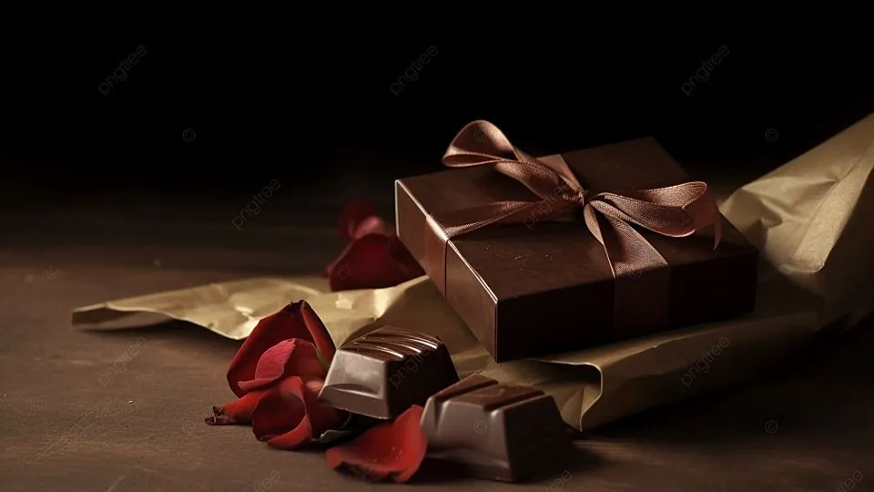Chocolate gift presentation
